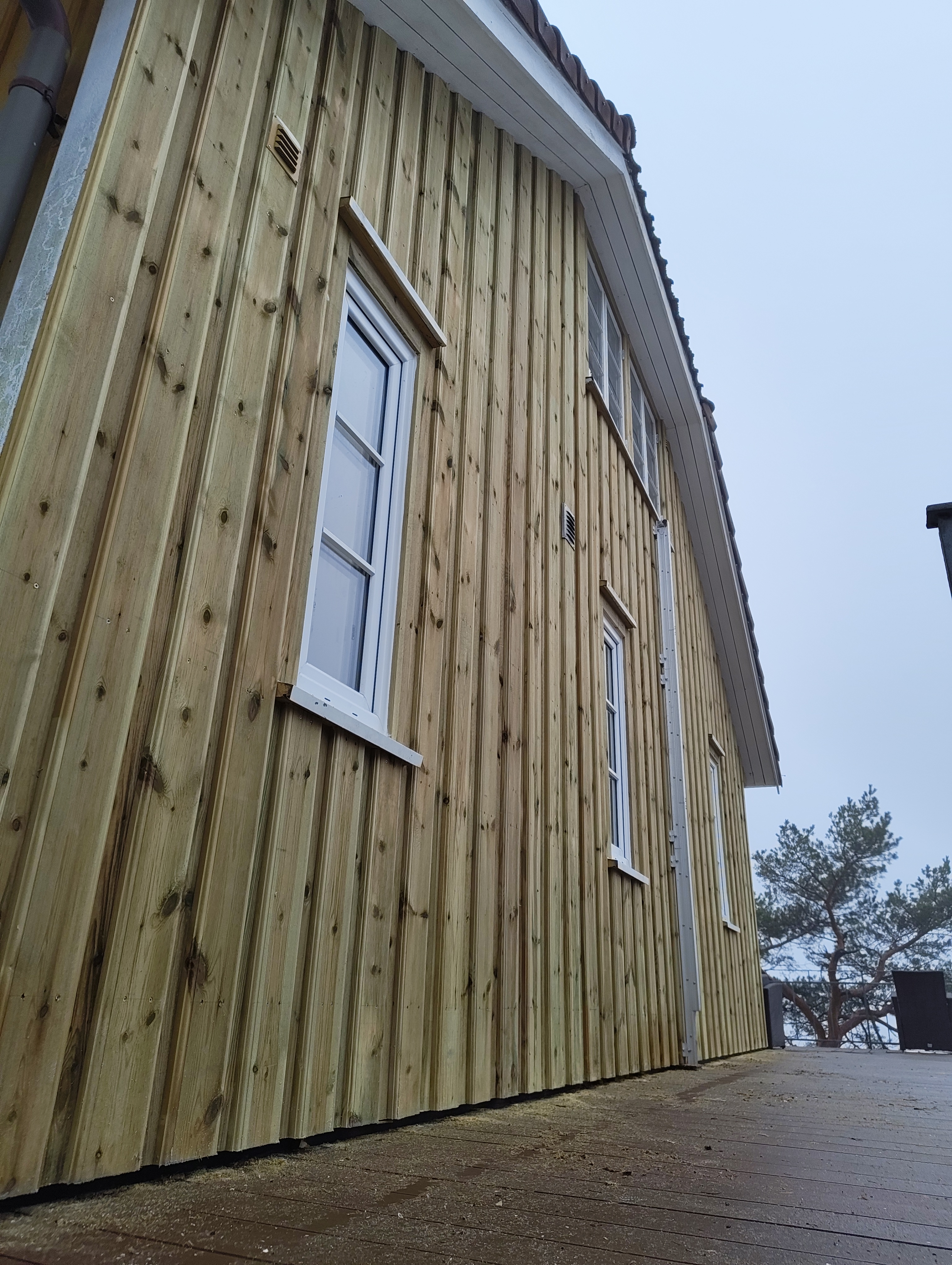 Renovering av fasade