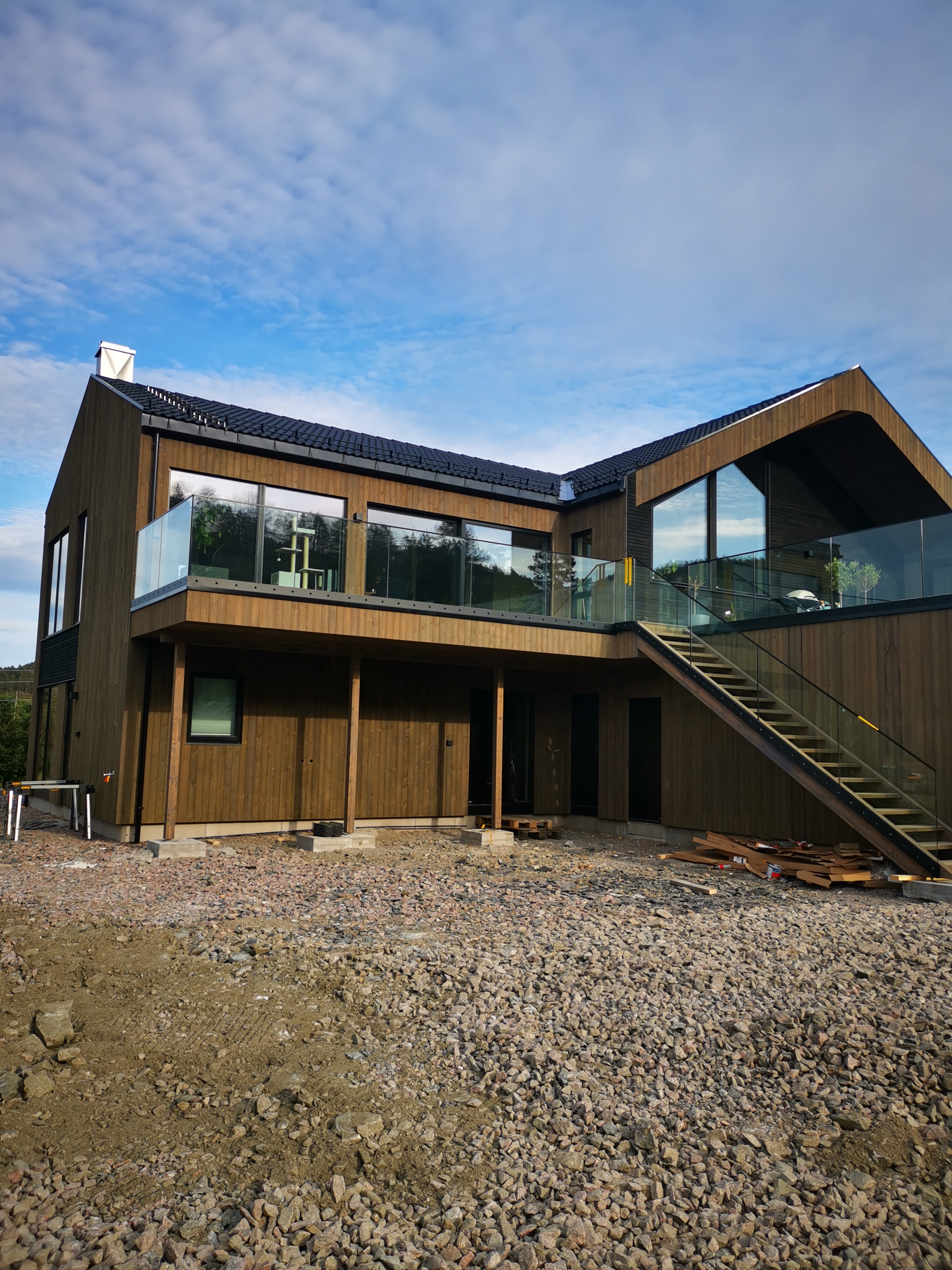Glassrekkverk Stolpefritt